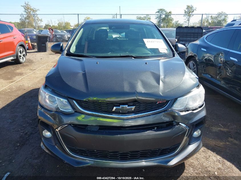 2019 Chevrolet Sonic Lt Auto VIN: 1G1JD6SB2K4111583 Lot: 43427294