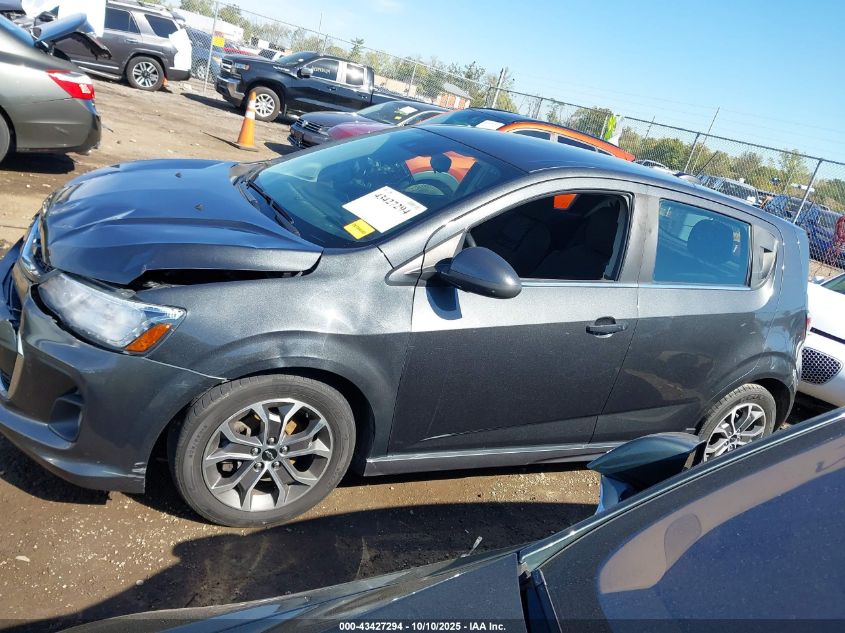 2019 Chevrolet Sonic Lt Auto VIN: 1G1JD6SB2K4111583 Lot: 43427294