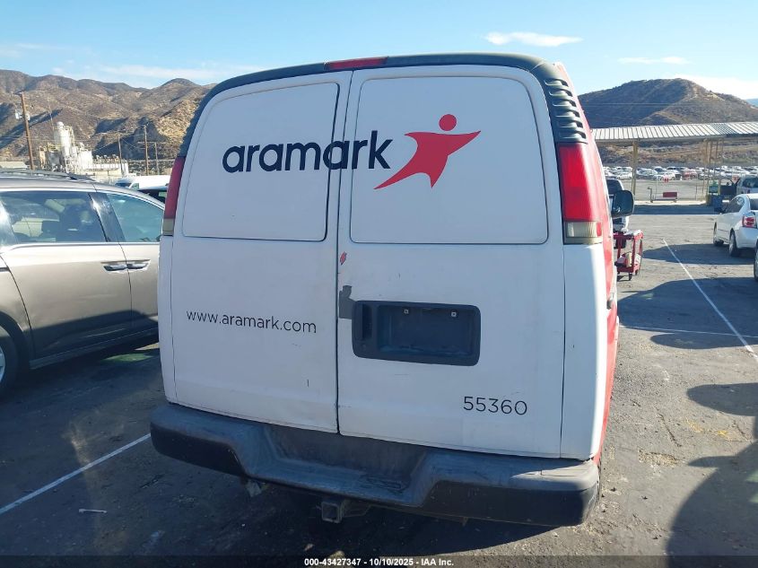 2002 Chevrolet Express VIN: 1GCGG25RX21155360 Lot: 43427347