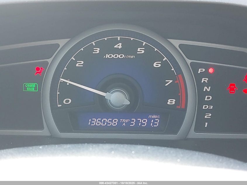 2009 Honda Civic Lx VIN: 2HGFG12609H530847 Lot: 43427381