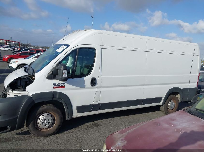 2021 Ram Promaster 3500 Cargo Van High Roof 159 Wb Ext VIN: 3C6MRVJG2ME559098 Lot: 43427382