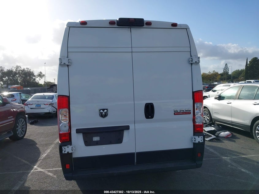 2021 Ram Promaster 3500 Cargo Van High Roof 159 Wb Ext VIN: 3C6MRVJG2ME559098 Lot: 43427382