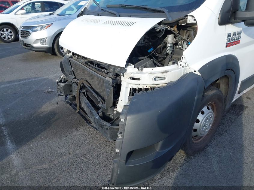 2021 Ram Promaster 3500 Cargo Van High Roof 159 Wb Ext VIN: 3C6MRVJG2ME559098 Lot: 43427382