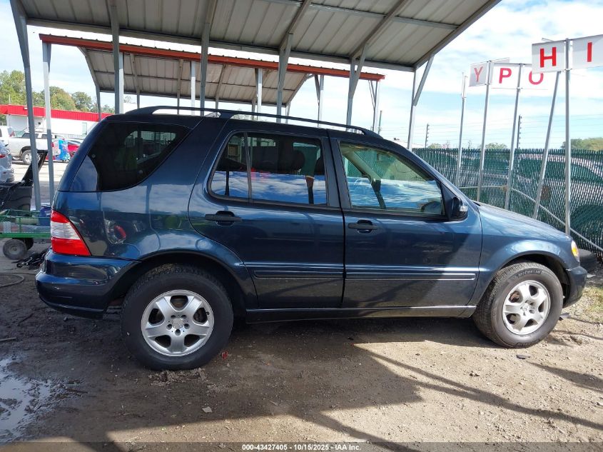 2002 Mercedes-Benz Ml 320 VIN: 4JGAB54E52A339847 Lot: 43427405