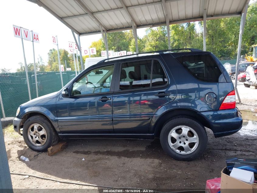 2002 Mercedes-Benz Ml 320 VIN: 4JGAB54E52A339847 Lot: 43427405