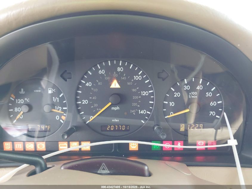 2002 Mercedes-Benz Ml 320 VIN: 4JGAB54E52A339847 Lot: 43427405