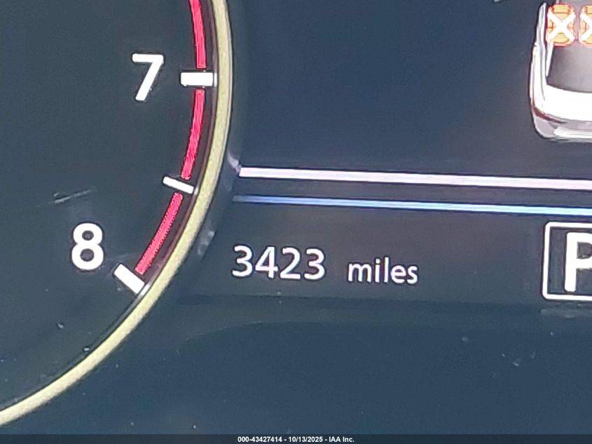 2025 Nissan Sentra Sv VIN: 3N1AB8CV5SY381974 Lot: 43427414