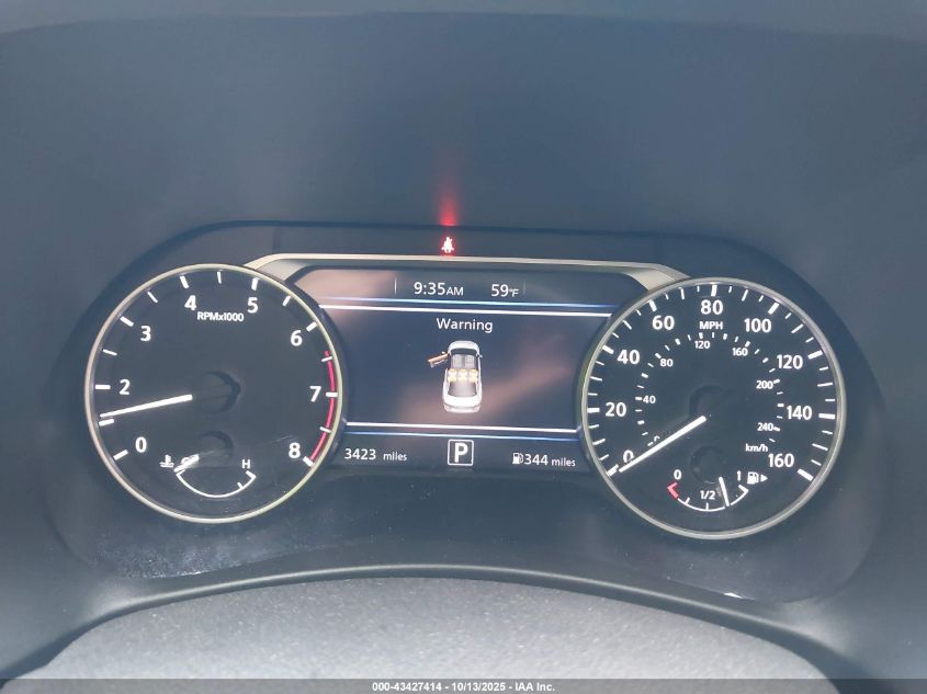 2025 Nissan Sentra Sv VIN: 3N1AB8CV5SY381974 Lot: 43427414