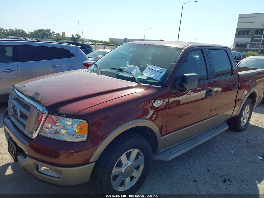 2005 Ford F-150 Lariat/Xlt VIN: 1FTPW12515KE37321 Lot: 43427440