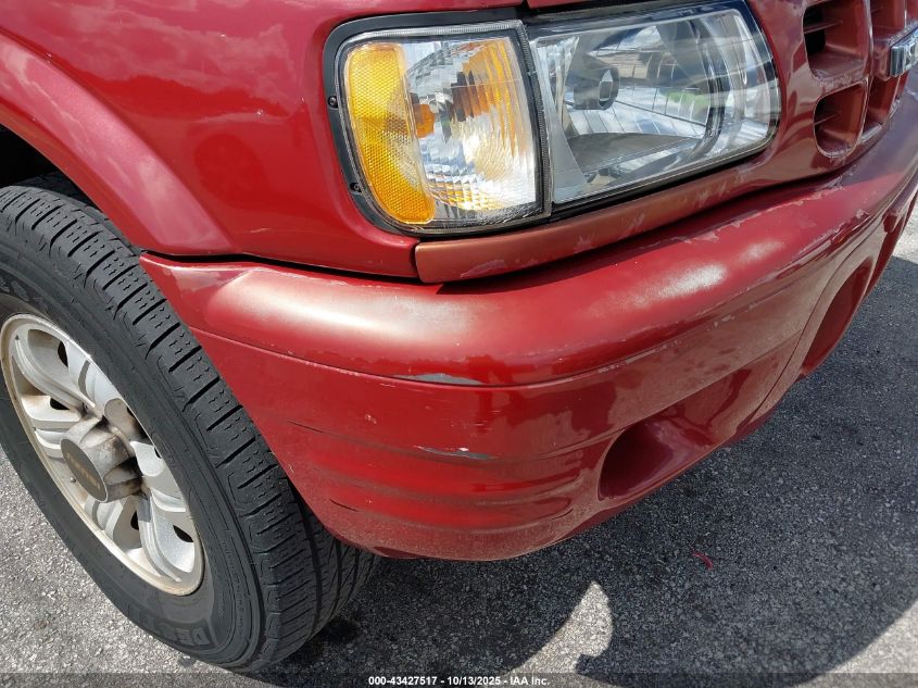 2001 Isuzu Rodeo Ls 3.2L V6/Lse 3.2L V6/S 3.2L V6 VIN: 4S2CK58WX14335326 Lot: 43427517