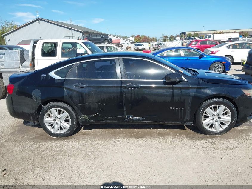 2014 Chevrolet Impala 1Ls VIN: 1G11Y5SL1EU171981 Lot: 43427520