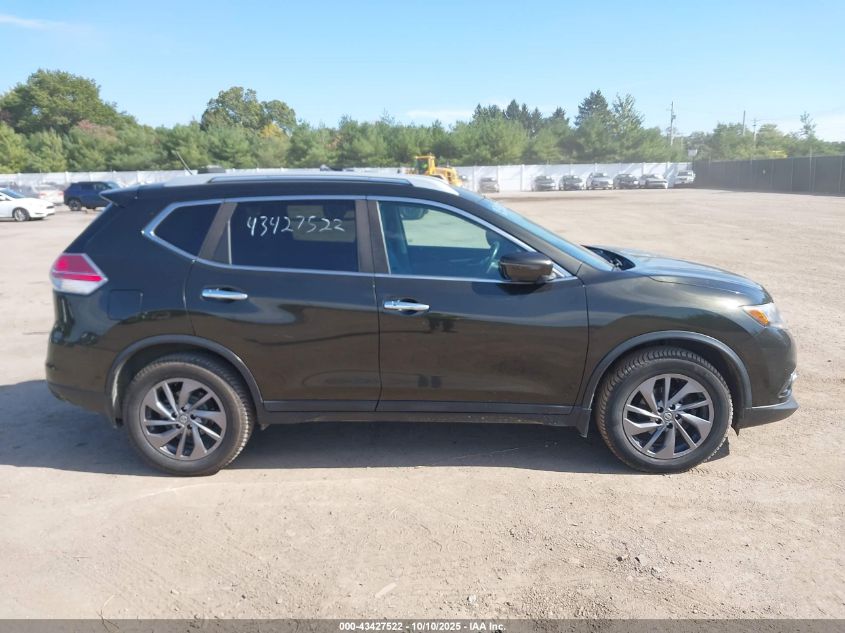 2016 Nissan Rogue Sl VIN: 5N1AT2MV0GC740827 Lot: 43427522