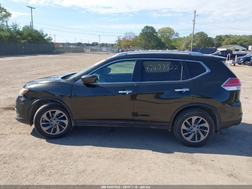 2016 Nissan Rogue Sl VIN: 5N1AT2MV0GC740827 Lot: 43427522