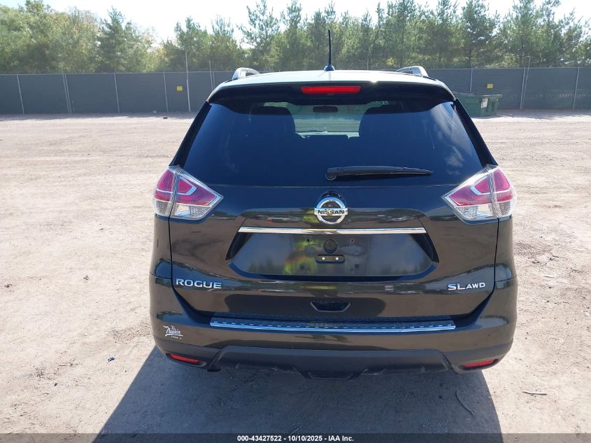 2016 Nissan Rogue Sl VIN: 5N1AT2MV0GC740827 Lot: 43427522