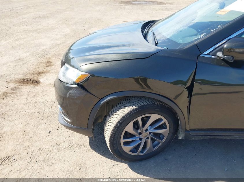 2016 Nissan Rogue Sl VIN: 5N1AT2MV0GC740827 Lot: 43427522