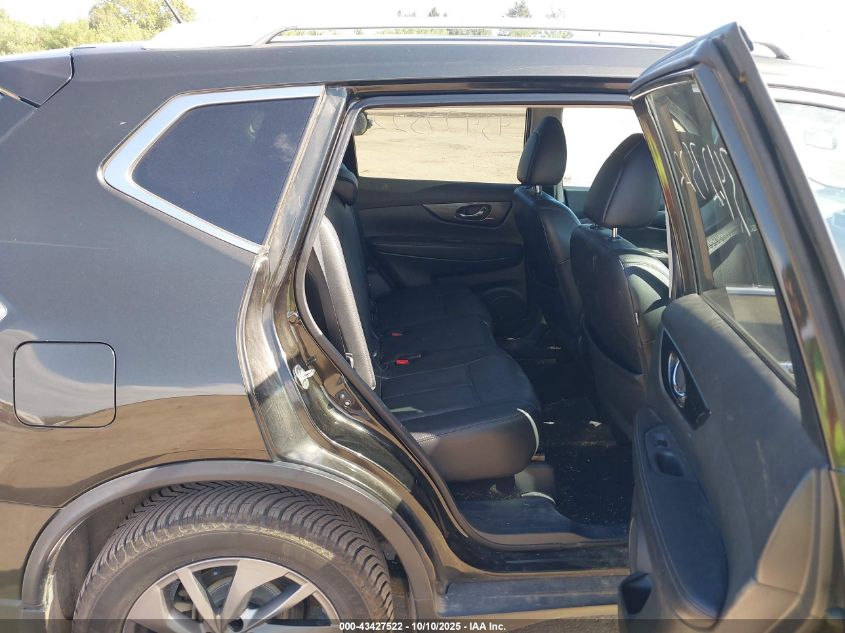 2016 Nissan Rogue Sl VIN: 5N1AT2MV0GC740827 Lot: 43427522