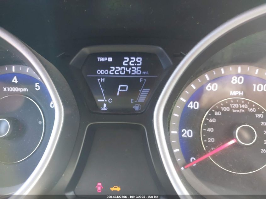 2013 Hyundai Elantra Gls VIN: KMHDH4AE1DU742168 Lot: 43427566