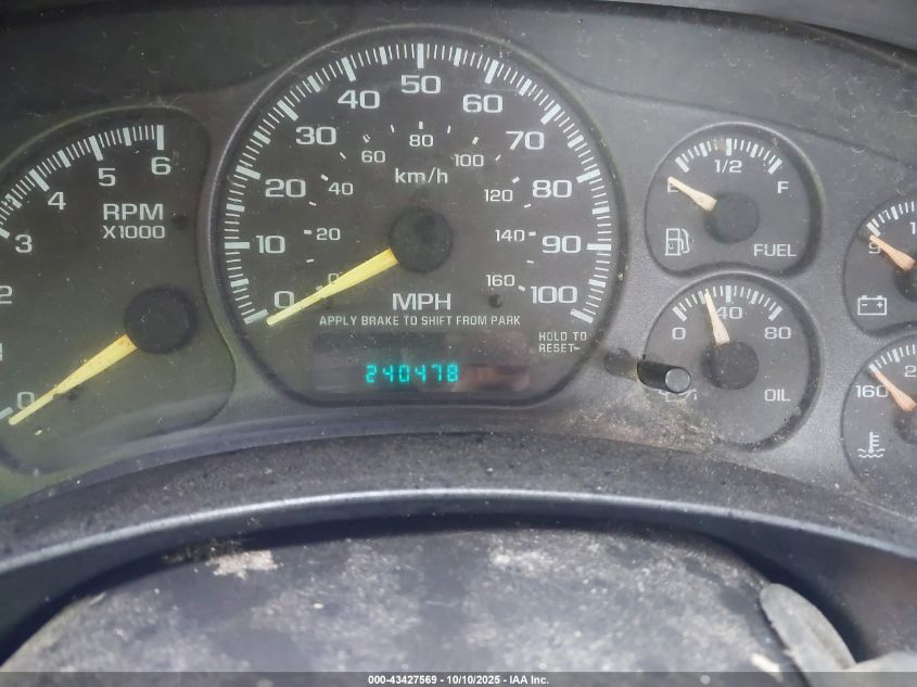 2000 Chevrolet Silverado 1500 Lt VIN: 1GCEK19T3YE208052 Lot: 43427569