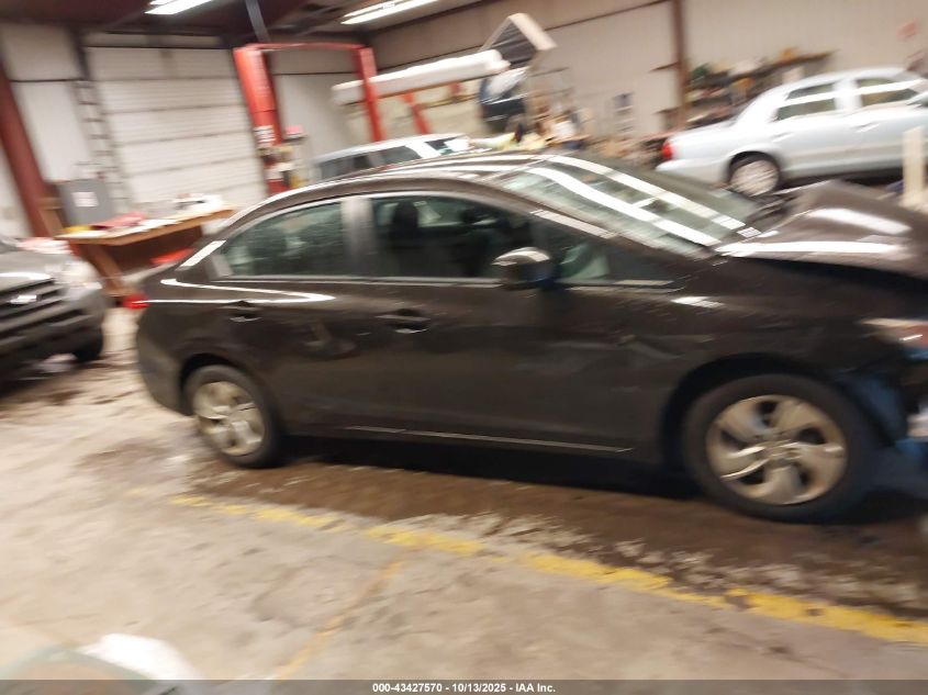 2013 Honda Civic Lx VIN: 2HGFB2F56DH547151 Lot: 43427570