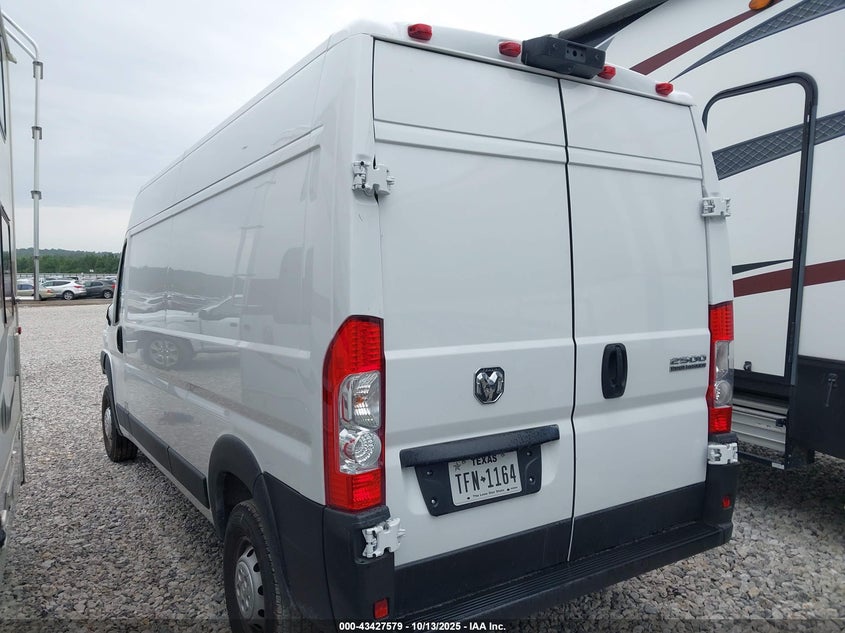 VIN 3C6LRVDG1PE563848 2023 RAM PROMASTER 2500 HIGH ROOF 159 WB