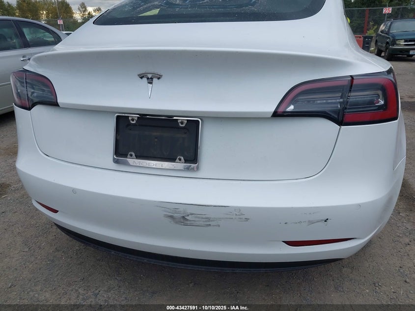 2021 Tesla Model 3 Standard Range Plus Rear-Wheel Drive VIN: 5YJ3E1EA5MF867407 Lot: 43427591