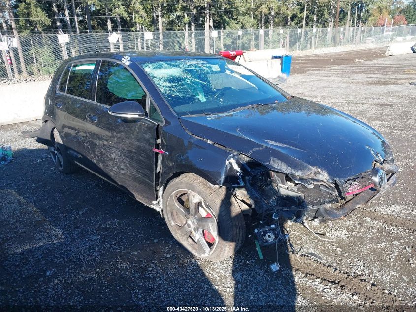 VOLKSWAGEN GOLF GTI 2.0T S W/PERFORMANCE PACKAGE 4-DOOR