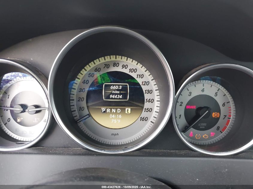 2012 Mercedes-Benz C 250 Sport VIN: WDDGF4HB5CA620552 Lot: 43427626