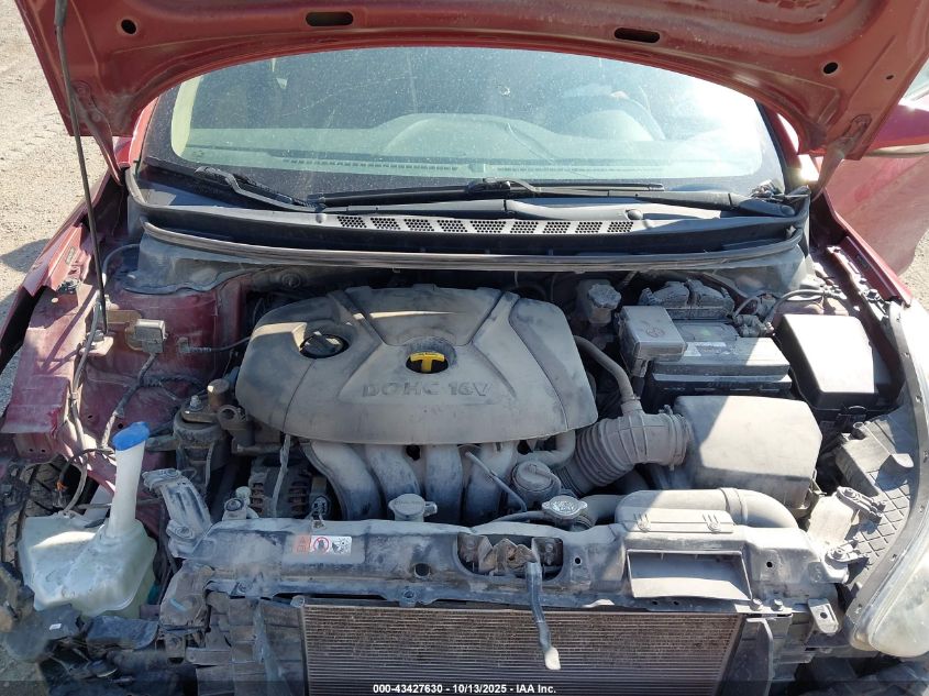 2013 Hyundai Elantra Limited VIN: 5NPDH4AE2DH276295 Lot: 43427630