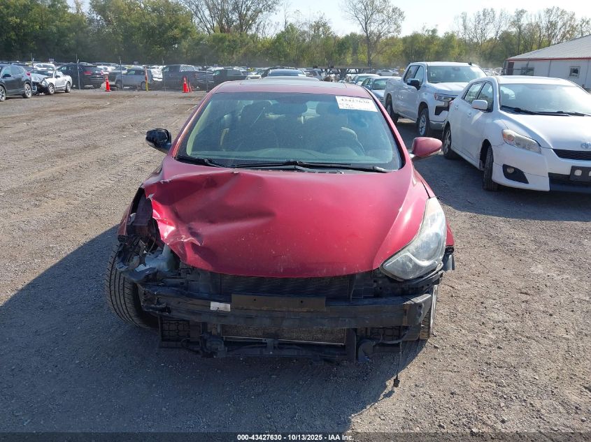 2013 Hyundai Elantra Limited VIN: 5NPDH4AE2DH276295 Lot: 43427630