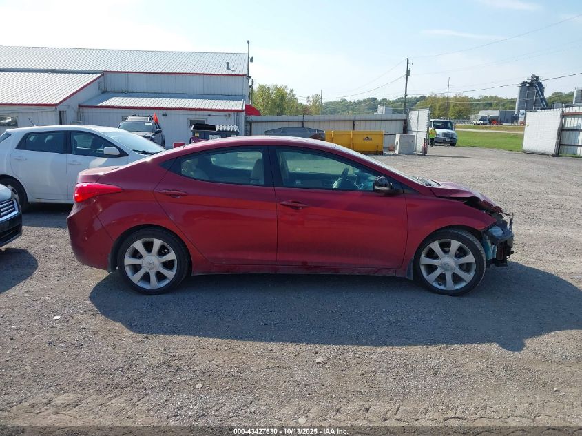 2013 Hyundai Elantra Limited VIN: 5NPDH4AE2DH276295 Lot: 43427630