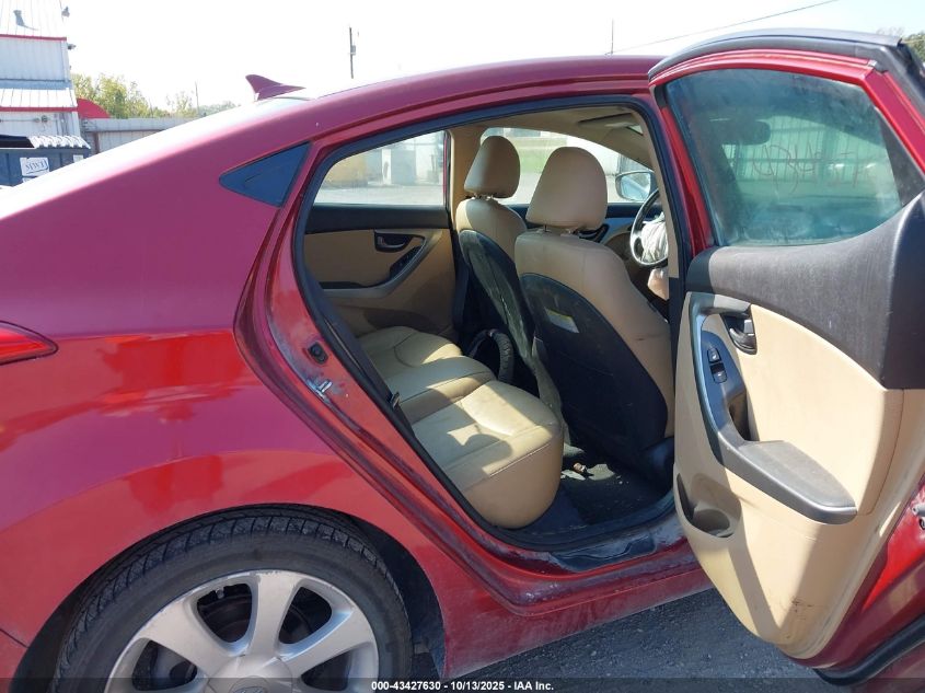 2013 Hyundai Elantra Limited VIN: 5NPDH4AE2DH276295 Lot: 43427630