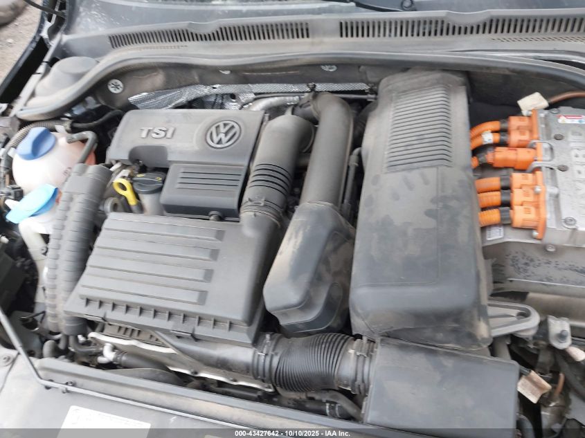 2014 Volkswagen Jetta Hybrid Sel Premium VIN: 3VW637AJ7EM268885 Lot: 43427642