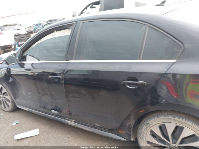 2014 Volkswagen Jetta Hybrid Sel Premium VIN: 3VW637AJ7EM268885 Lot: 43427642