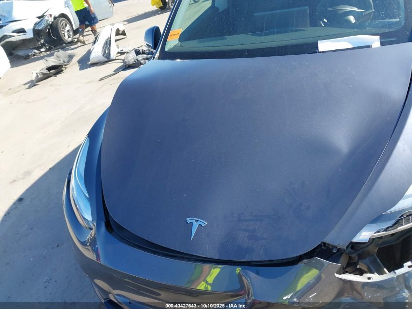 2021 Tesla Model Y Long Range Dual Motor All-Wheel Drive VIN: 5YJYGDEEXMF186468 Lot: 43427643