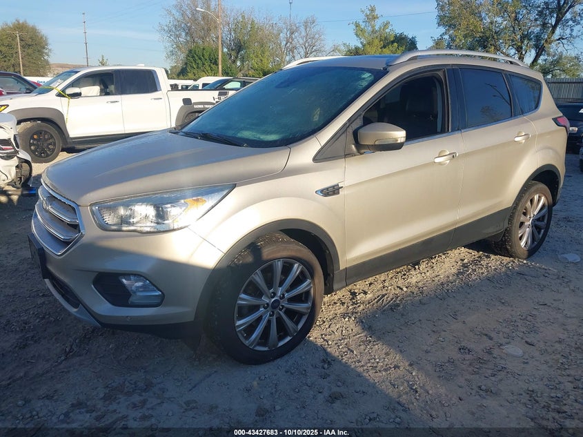 2017 Ford Escape 1.5 Titanium Beige Lot 111043427683 Vin 1FMCU0JD5HUC33262