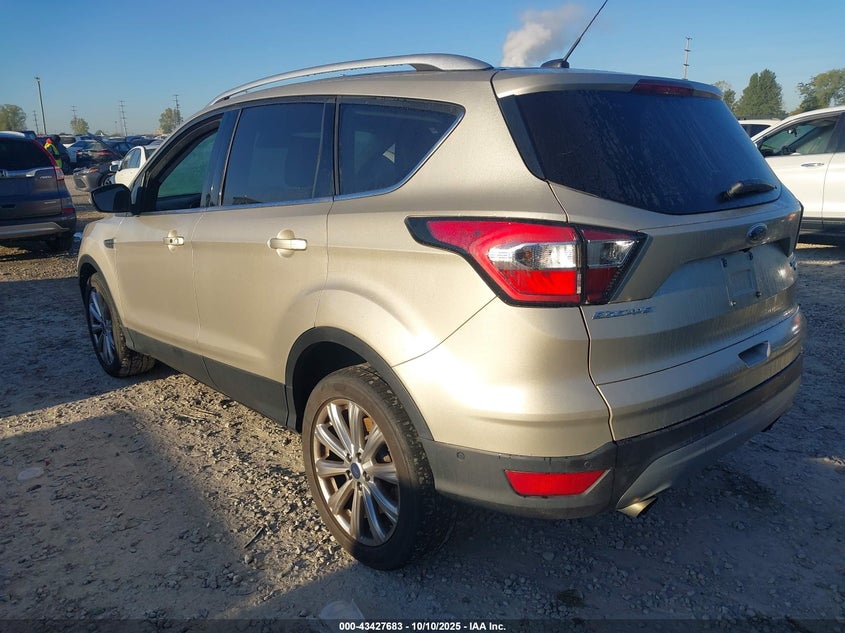 1FMCU0JD5HUC33262 2017 Ford Escape 1.5 Titanium Beige