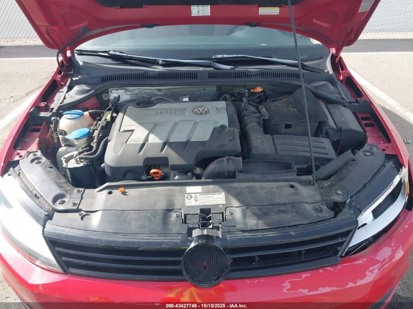 2011 Volkswagen Jetta 2.0L Tdi VIN: 3VWLL7AJ6BM066599 Lot: 43427746