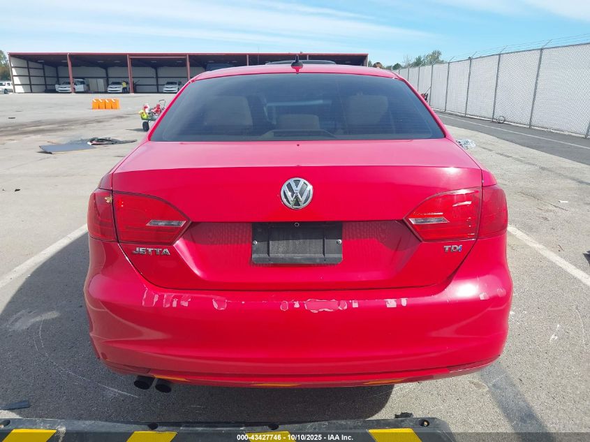 2011 Volkswagen Jetta 2.0L Tdi VIN: 3VWLL7AJ6BM066599 Lot: 43427746