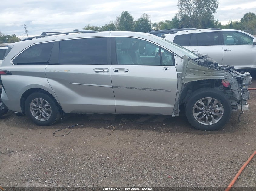 2022 Toyota Sienna Xle VIN: 5TDYRKEC4NS134912 Lot: 43427761