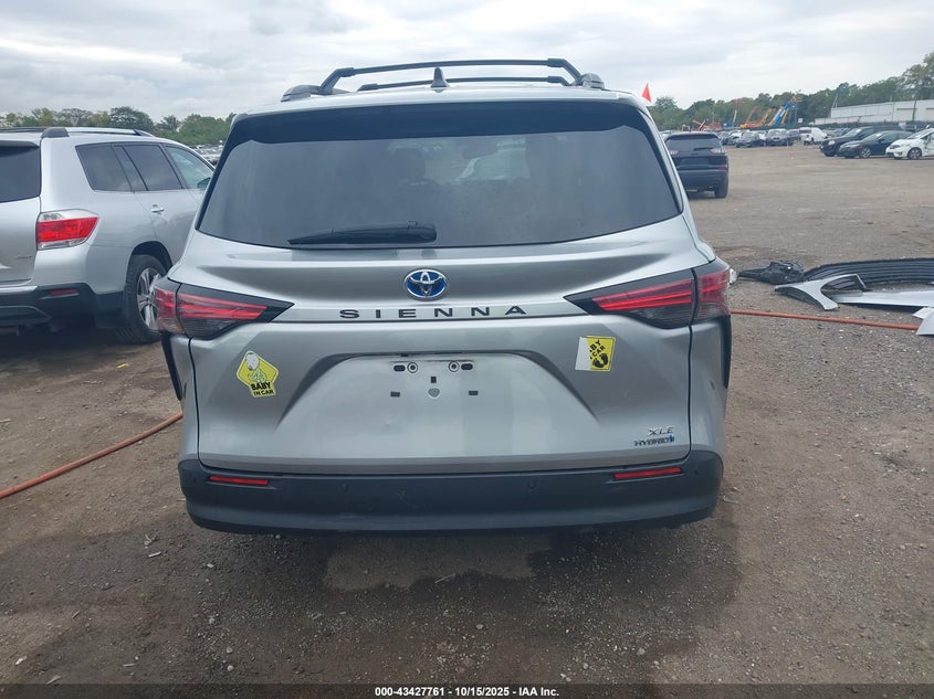 2022 Toyota Sienna Xle VIN: 5TDYRKEC4NS134912 Lot: 43427761