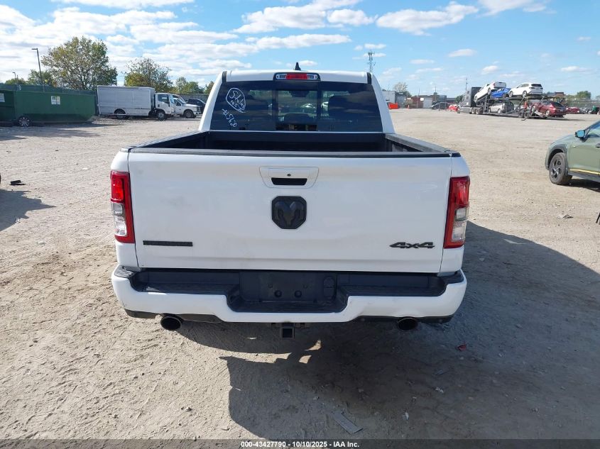 2022 Ram 1500 Big Horn 4X4 6'4 Box VIN: 1C6SRFMT3NN225620 Lot: 43427790
