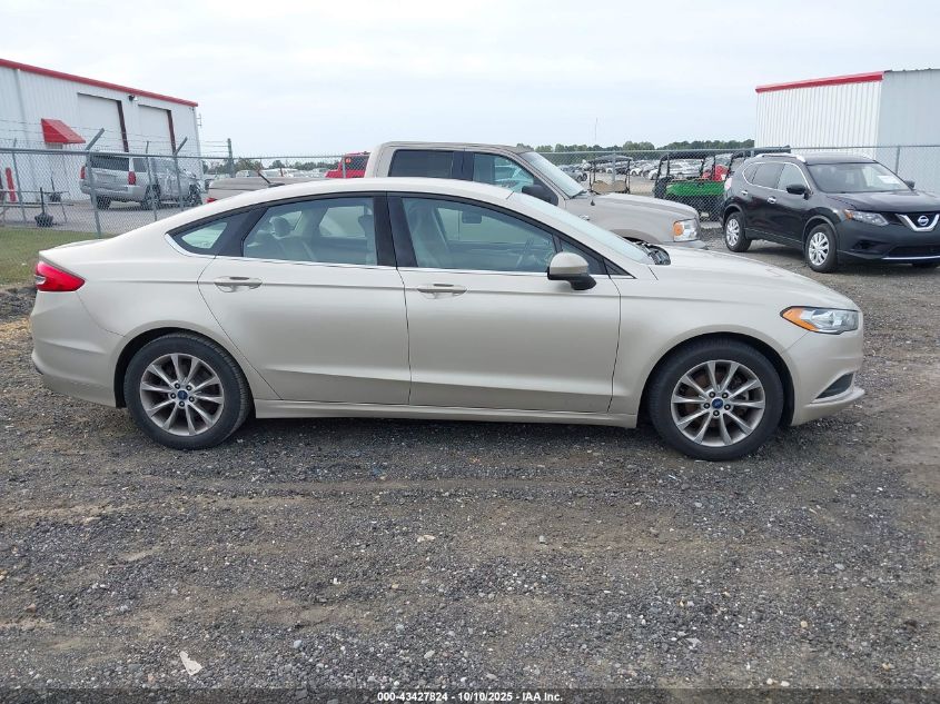 2017 Ford Fusion Se VIN: 3FA6P0HD1HR371912 Lot: 43427824