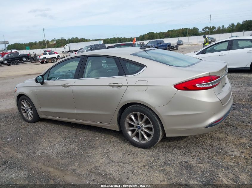 2017 Ford Fusion Se VIN: 3FA6P0HD1HR371912 Lot: 43427824