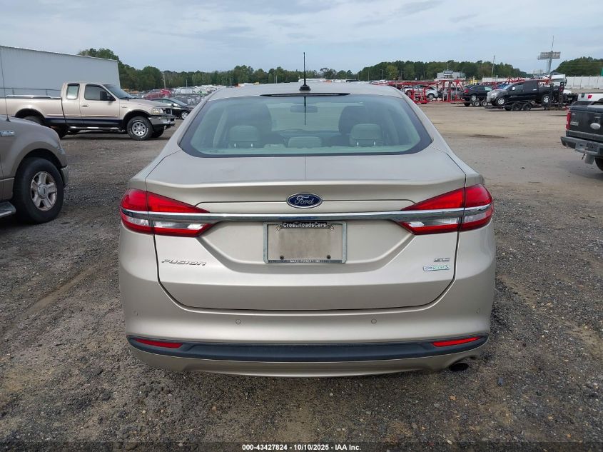 2017 Ford Fusion Se VIN: 3FA6P0HD1HR371912 Lot: 43427824
