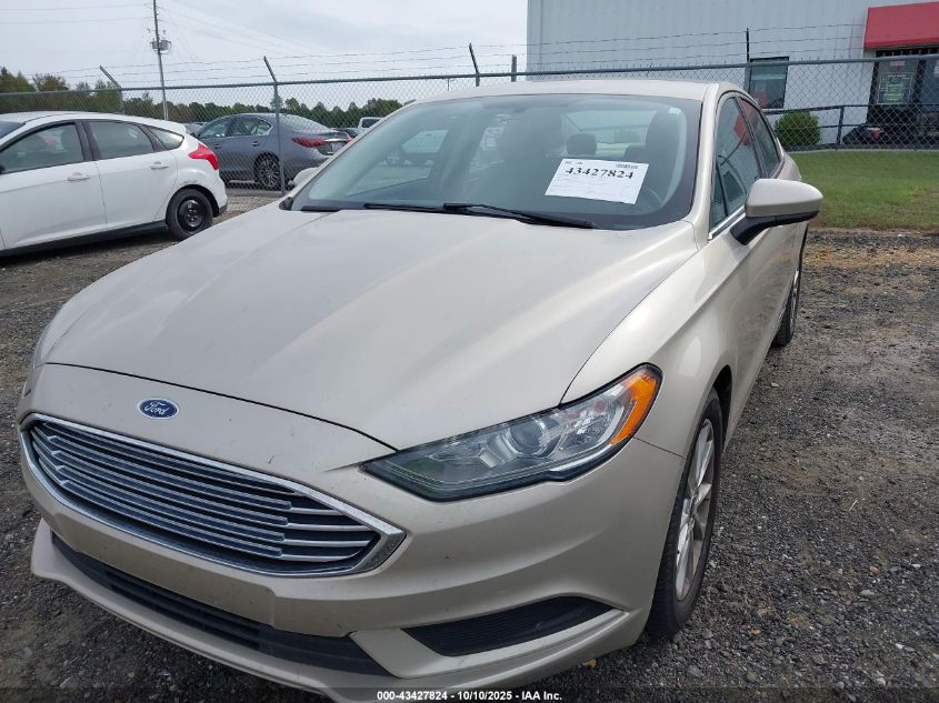2017 Ford Fusion Se VIN: 3FA6P0HD1HR371912 Lot: 43427824