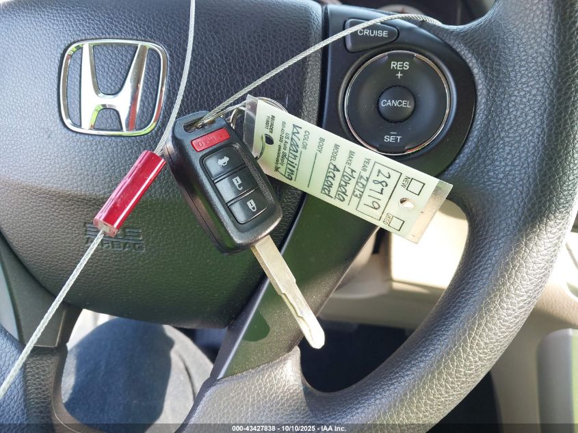 2013 Honda Accord Lx VIN: 1HGCR2F36DA117423 Lot: 43427838