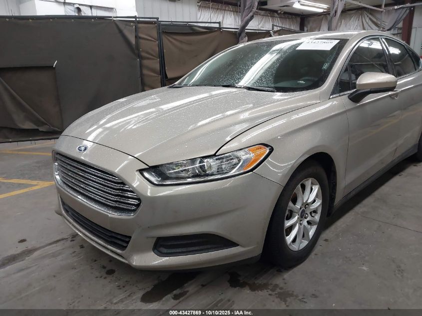 2015 Ford Fusion S VIN: 3FA6P0G75FR105558 Lot: 43427869