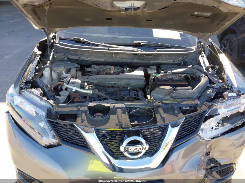 2015 Nissan Rogue Sv VIN: KNMAT2MVXFP537536 Lot: 43427883