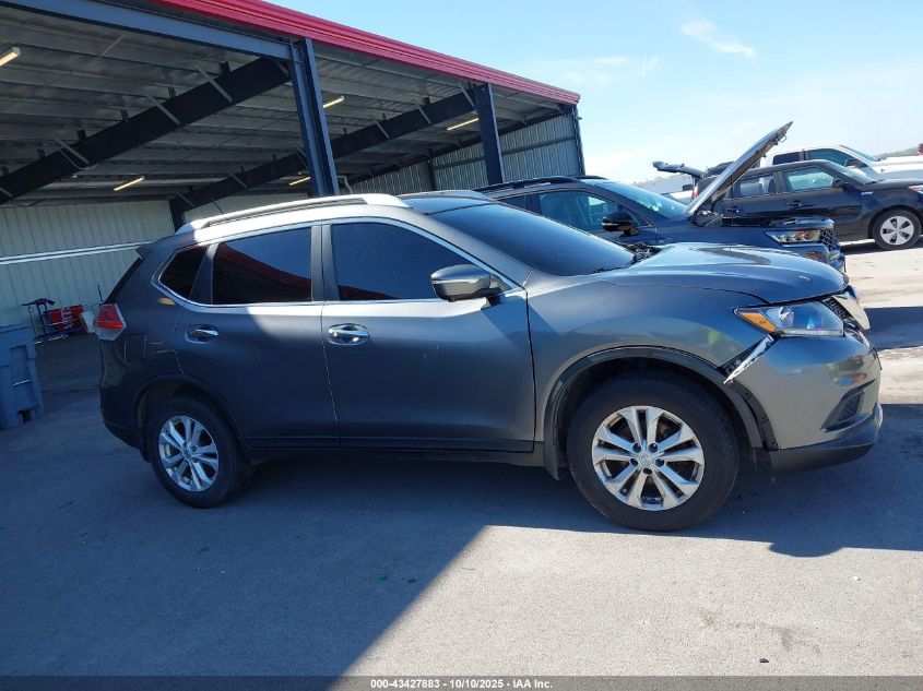 2015 Nissan Rogue Sv VIN: KNMAT2MVXFP537536 Lot: 43427883