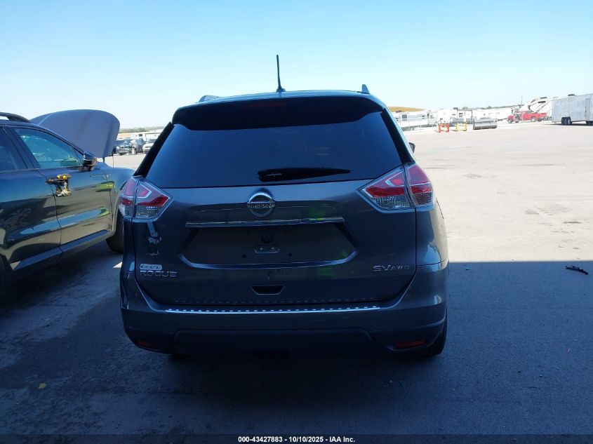 2015 Nissan Rogue Sv VIN: KNMAT2MVXFP537536 Lot: 43427883